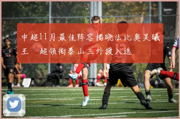中超11月最佳阵容揭晓法比奥吴曦王燊超领衔泰山三外援入选